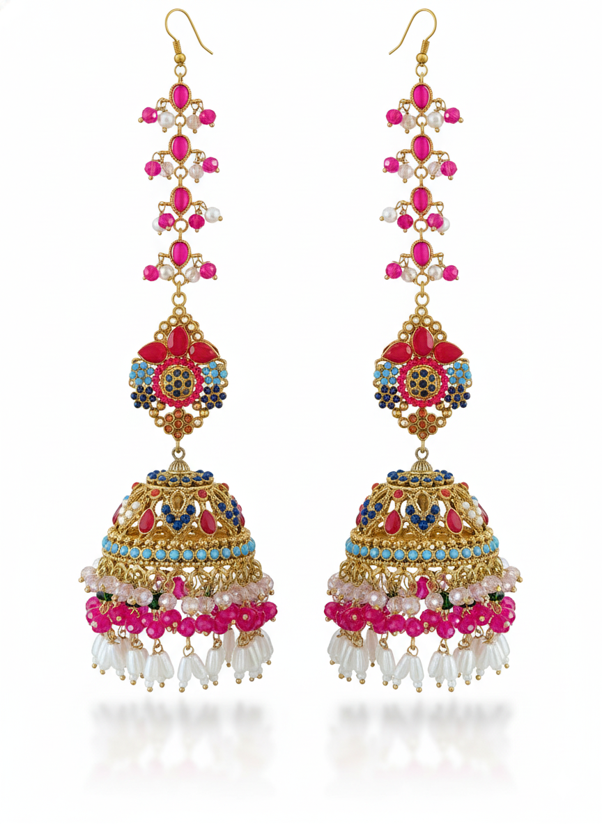Royal Jhumka & Saharay