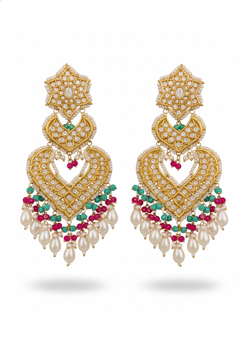Traditional Multani Muse Earrings